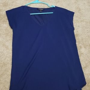 Express Blue Blouse